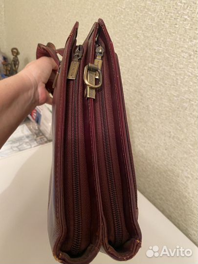 Сумка портфель женская натуральная кожа
