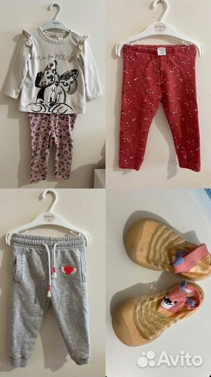 Пакет вещей для девочки 74-80 hm zara waikiki