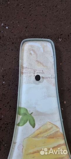 Тарелка для сыра и нож