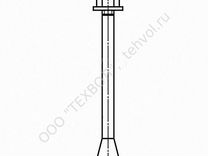 М 16х450 Болт фундаментный тип 6.3 с коническим ко