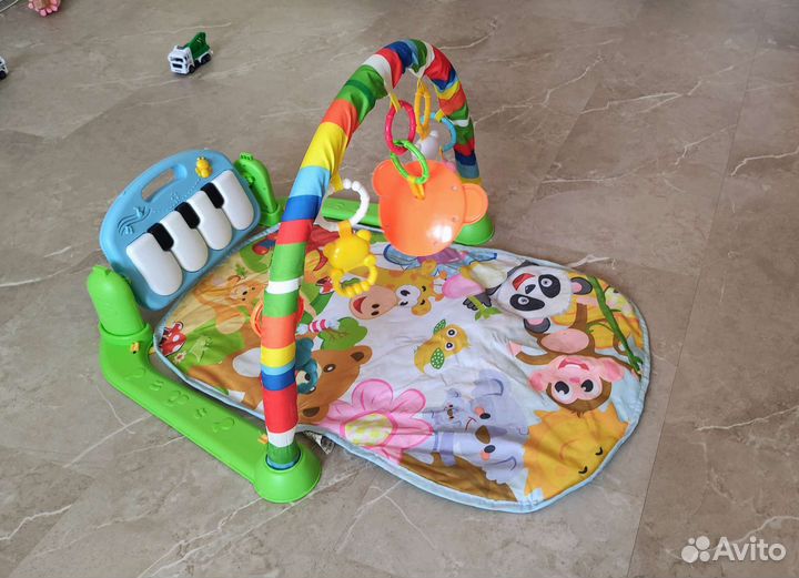 Детский музыкальный коврик с пианино