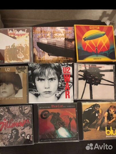 CD фирменные U2. Dire straits. Nirvana и др