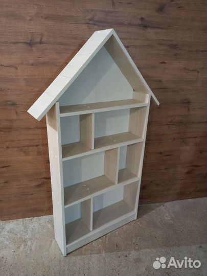 Детский стеллаж домик