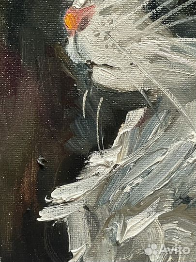 Картина Кошка, холст, масло