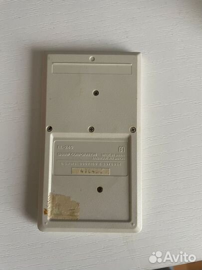 Калькулятор sharp elsi mate EL-240