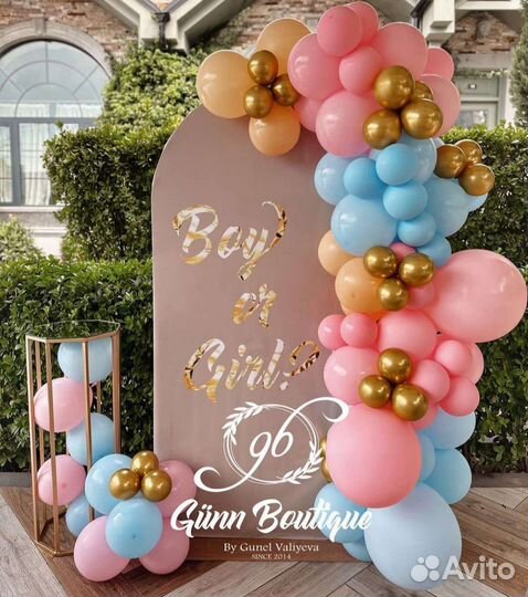 Фотозона на день рождения, гендер парт