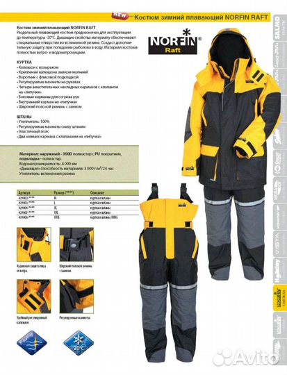 Костюм зимний поплавок