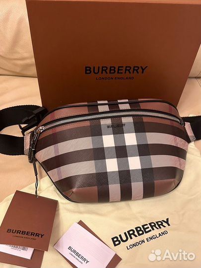 Сумка burberry поясная оригинал