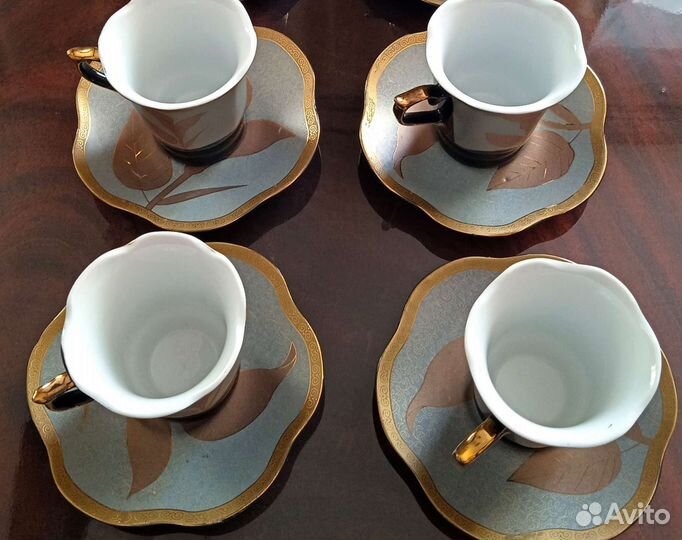 Чашки с блюдцем кофейные