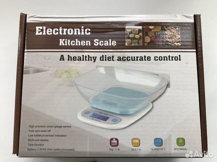 Весы новые электронные с чашей