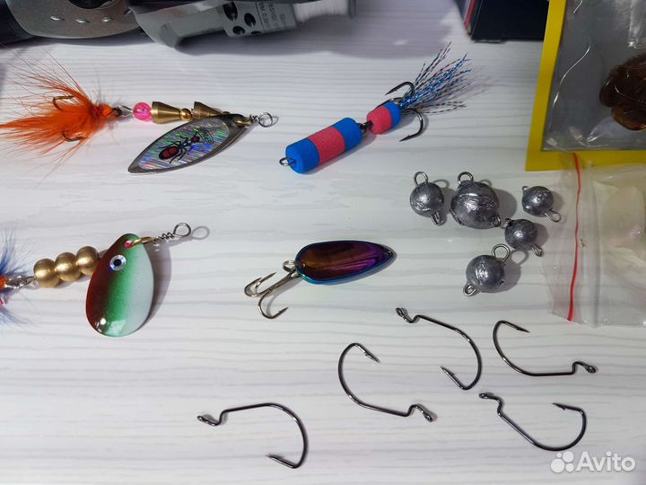 Спиннинг телескопический с набором