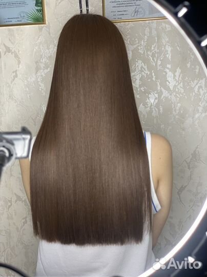 Кератиновое выпрямление волос на дому