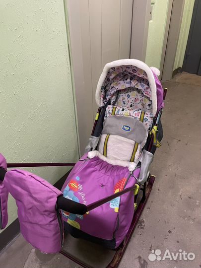 Санки коляска Ника kids