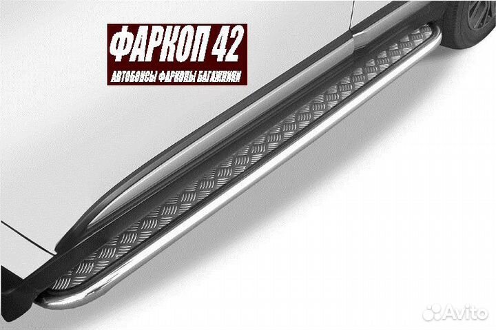 Защита порогов Mitsubishi outlander (2015) рест