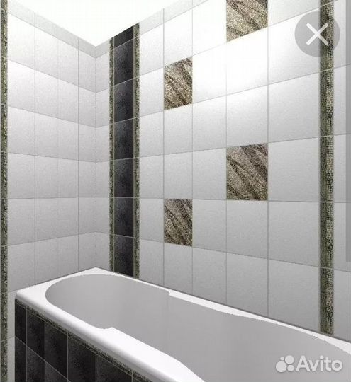 Плитка декор зеркальный kerama marazzi Варан черны