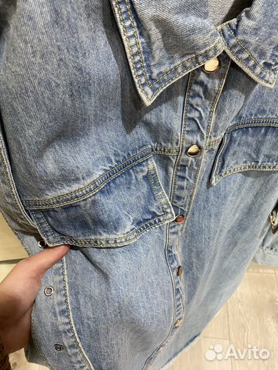 Джинсовое платье