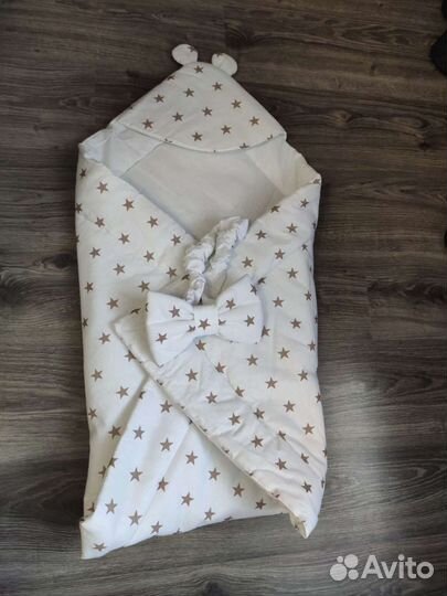 Конверт на выписку+кокон(гнездо)в подарок