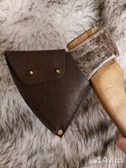 Чехлы из натуральной кожи для топоров, ножей