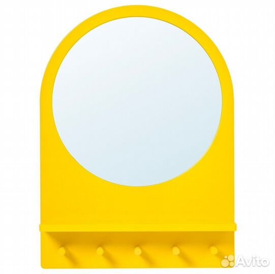 Зеркало с полкой и крючками IKEA салтрёд