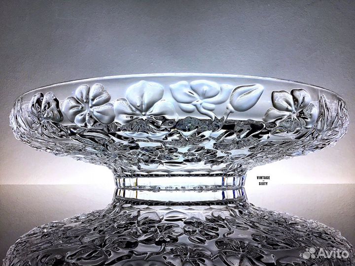 Блюдо хрустальное, Чехословакия, 60-70-е гг