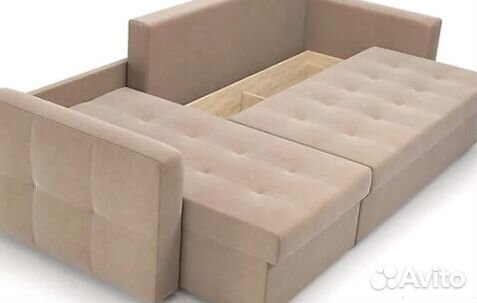 Угловой Диван-Еврокнижка с механизмом Тик-Так