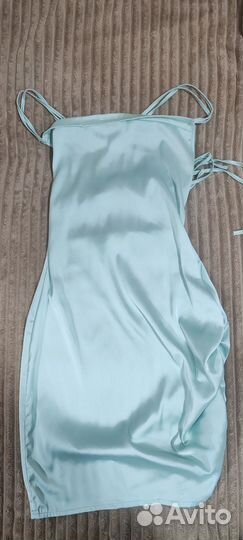 Платье на бретелях мини размер S