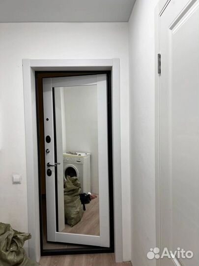 Дверь входная с зеркалом