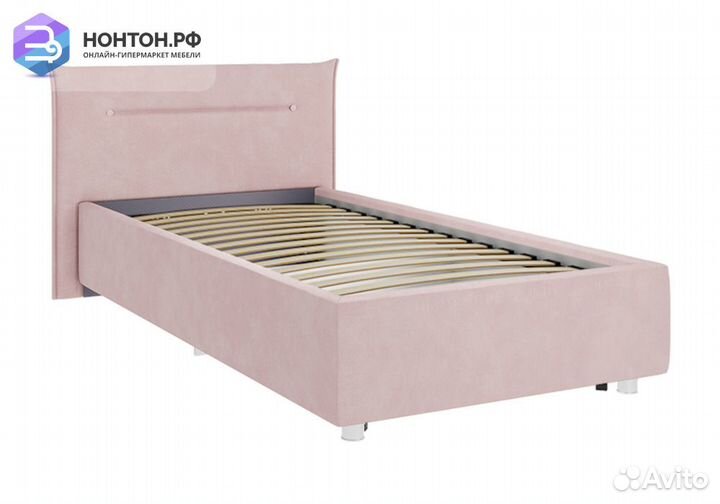 Кровать Альба розовая