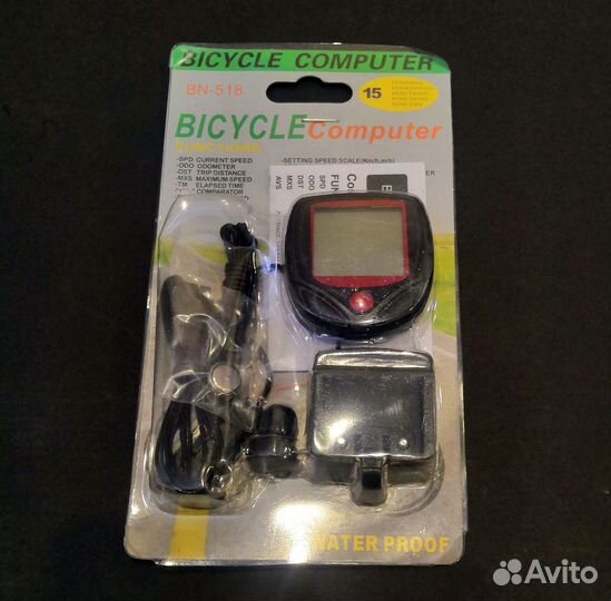 Велокомпьютер спидометр Sunding BN-518 новый