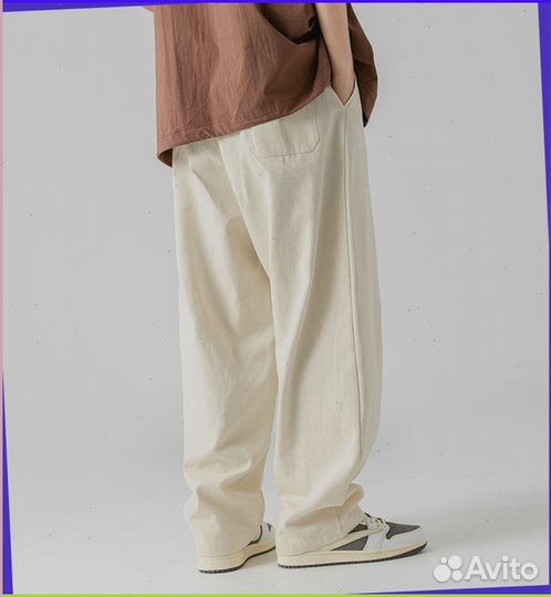 Спортивные широкие штаны карго (S - XXL)