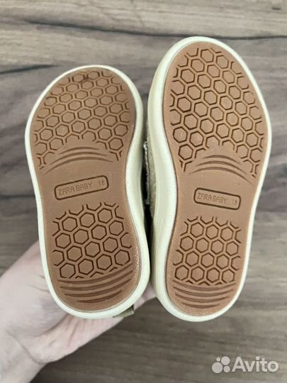 Мокасины - пинетки zara