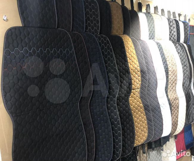 Накидки на сиденья в Авто. Алькантара, Лён, Велюр
