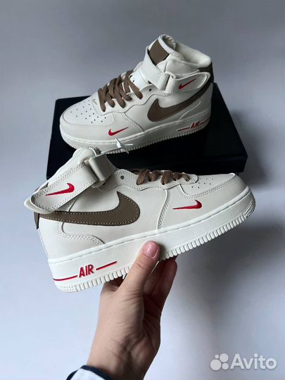 NikE air force 1 mid зимние