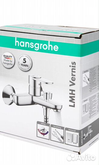 Смеситель для ванны и душа Hansgrohe Vernis