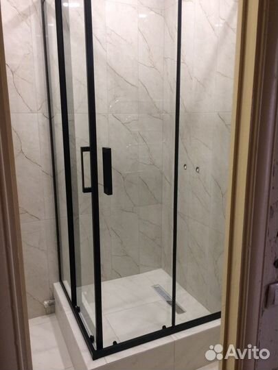 Сборка установка душевых кабин, ширм