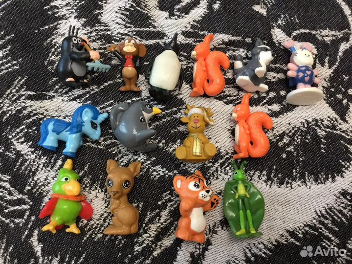 Игрушки из киндера 90х и современных