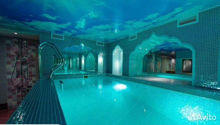 Баня сауна с бассейном