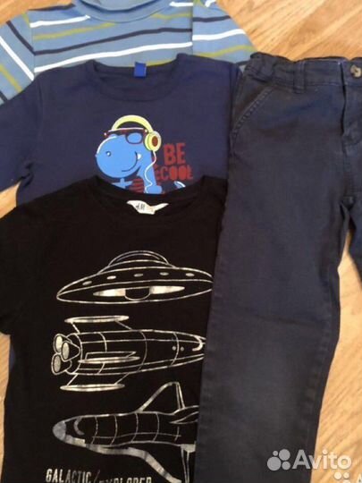 Вещи пакетом на мальчика 128 размер
