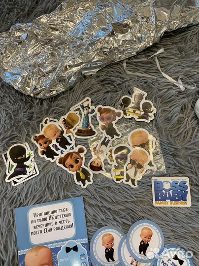 Украшения, Шарики, растяжка,шар 2 года, набор к др