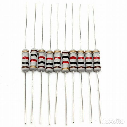 Резисторы 200 ом 0,5 вт CarbonFilm, по 200 штук