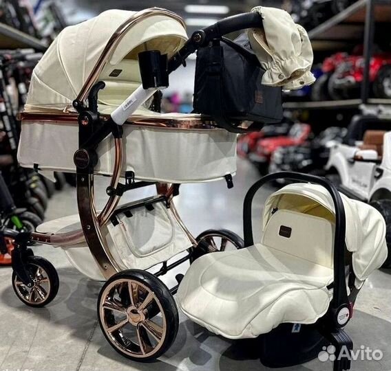 Коляска Luxmom 608 2в1 и 3в1 с гарантией