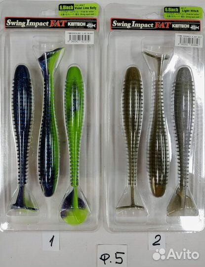 Приманка рыболовная Keitech Swing Impact Fat 6.8