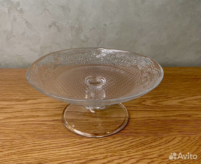 Блюдо на ножке/фруктовница в стиле Zara Home