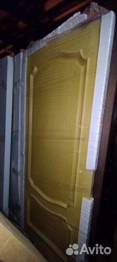 Дверь межкомнатная Стендор красное дерево, орех