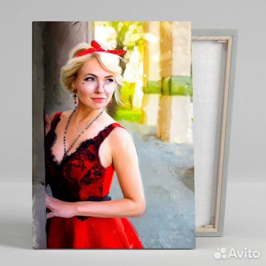 Портрет по фото на холсте от 1 дня в Астрахани