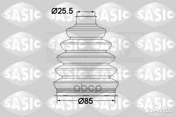 Пыльник шруса (установ. комплект) renault Fluen