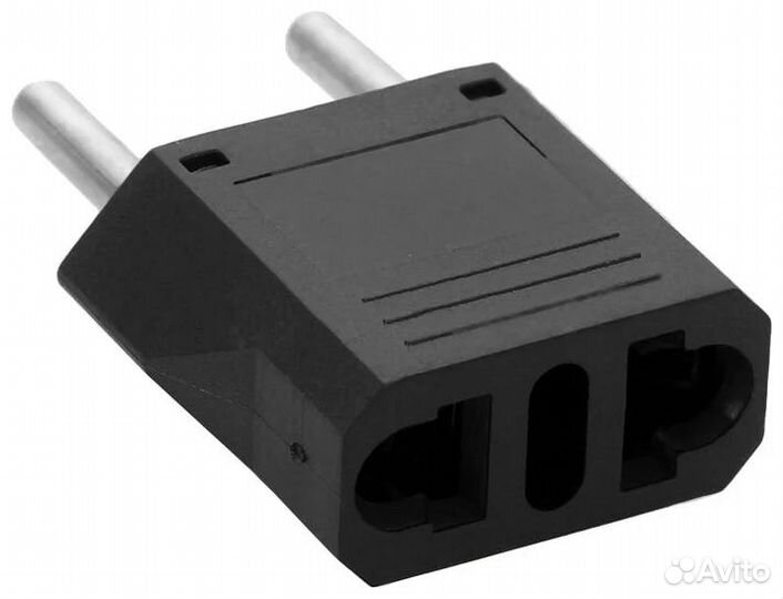Переходник адаптер с американской вилки на европей