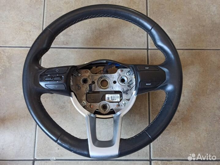 Руль кожаный. Киа рио 4 киа рио х-лайн