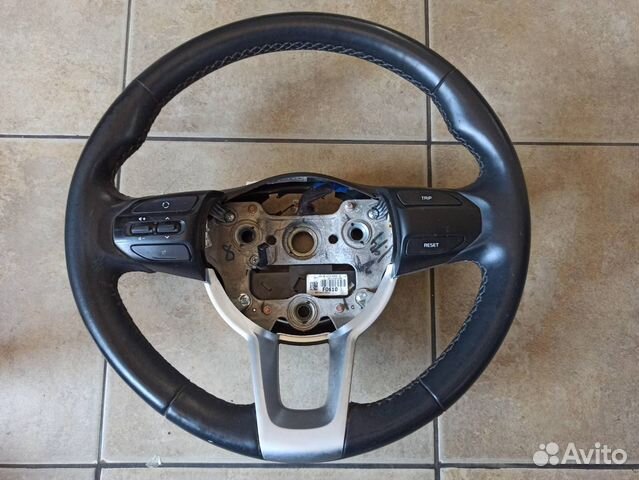 Руль кожаный. Киа рио 4 киа рио х-лайн