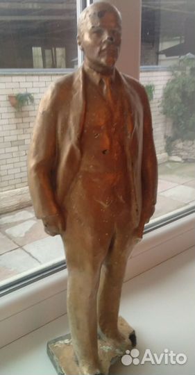 Статуэтка Ленин силумин 45 см,вес 4,530кг редкий